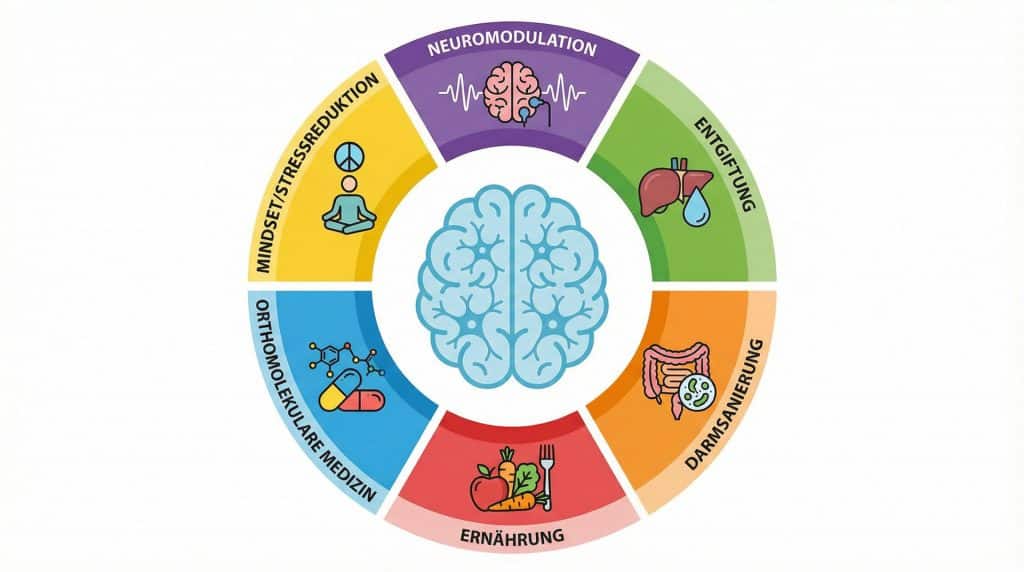 Um die SOZO Brain Neuromodulation herum können weitere Therapien andocken.