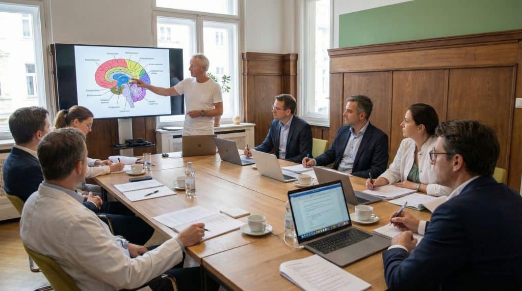 Dr. Heinrich gibt einen Workshop zum Thema SOZO Brain Neuromodulation.